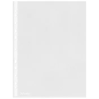Esselte plastikiniai kišenėliai A4 – Economy –, 210 x 297 mm (A4), skaidrūs, polipropilenas (PP), portretinė orientacija, viršutinis įdėjimas, 230 mm