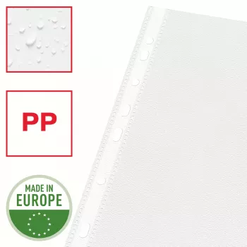 Esselte plastikiniai kišenėliai A4 – Economy –, 210 x 297 mm (A4), skaidrūs, polipropilenas (PP), portretinė orientacija, viršutinis įdėjimas, 230 mm