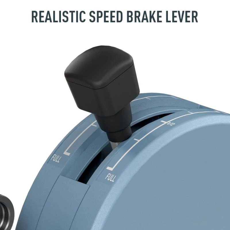 Thrustmaster TCA Quadrant Add-On Airbus Edition, juodas, mėlynas, skirta PC