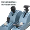 Thrustmaster TCA Quadrant Add-On Airbus Edition, juodas, mėlynas, skirta PC