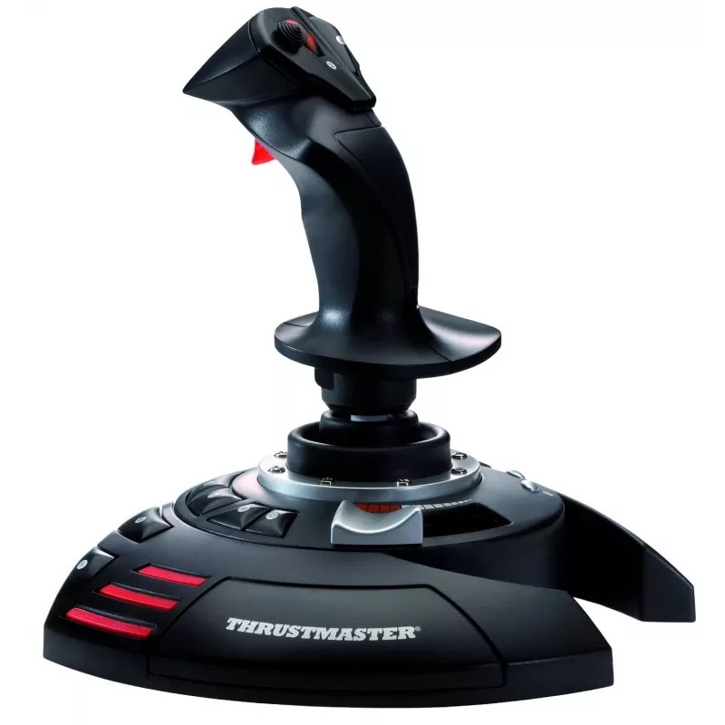 Thrustmaster T.Flight Stick X USB lazdos valdiklis, juodas/raudonas/sidabrinis, PC ir PlayStation 3