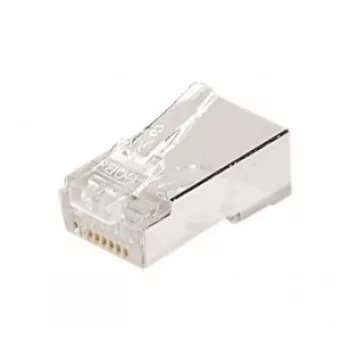 Hypertec 920850-HY RJ45 kištukas metalinis permatomas Cat5e STP 10 vnt.