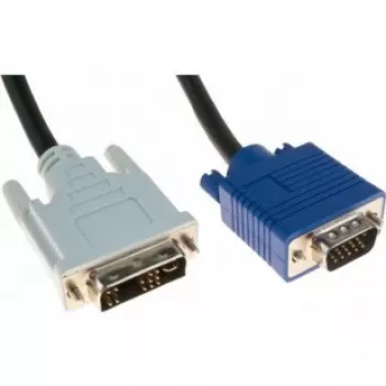 Hypertec 127701-HY vaizdo kabelio adapteris 2 m VGA (D-Sub) DVI juodas