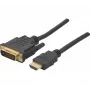 Hypertec 127871-HY HDMI į DVI-D adapterio laidas 1 m