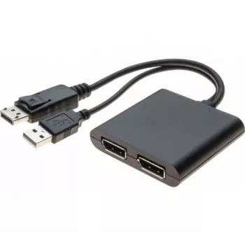 Hypertec 250201-HY 2x DisplayPort vaizdo skirstytuvas 4K Ultra HD