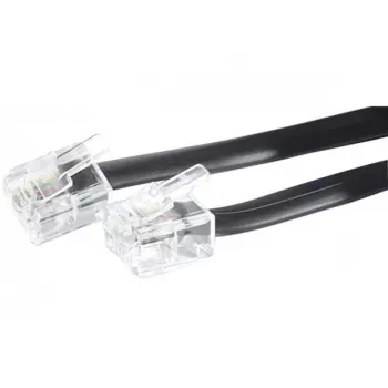 Telefono laidas Hypertec 288100-HY 2 m Juodas RJ-11