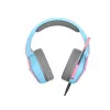 Oniverse Gaming Headset Nebula - Diva Pink (Multiplatform) – laidinis žaidimų ausinių rinkinys, 20-20000 Hz, 356 g, cianinė, rožinė