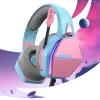 Oniverse Gaming Headset Nebula - Diva Pink (Multiplatform) – laidinis žaidimų ausinių rinkinys, 20-20000 Hz, 356 g, cianinė, rožinė