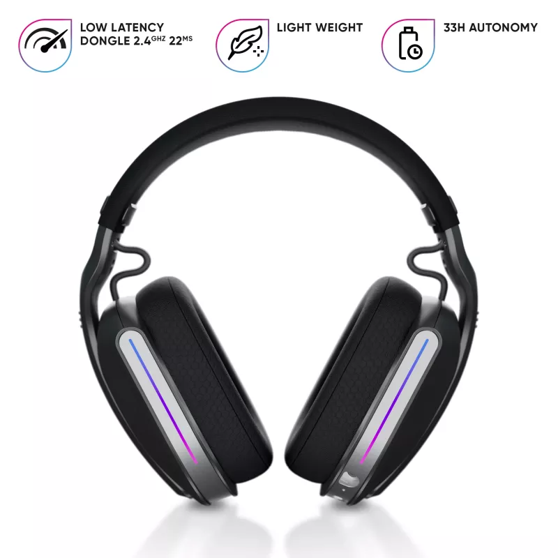 Oniverse Wireless Gaming Headset Polaris - Eclipse Black (Multiplatform) belaidės žaidimų ausinės