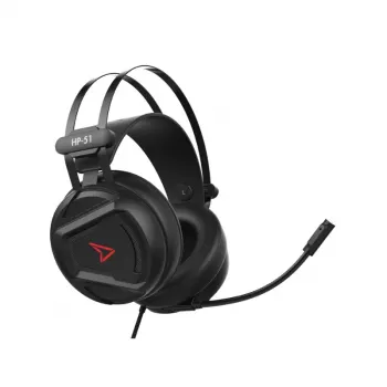 Steelplay Wired 3D Headset - Hp51 - Juoda (Multi), Laidinės, Žaidimams, 20 - 20000 Hz, 329 g, Ausinės, Juoda, Raudona