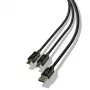 Steelplay Dual Play & Charge kabelis valdikliams - Juodas (PS4)
