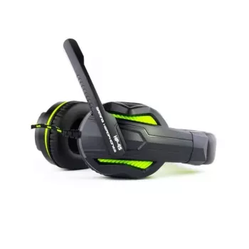 Steelplay laidinis stereo ausinių rinkinys HP-45 – juoda/žalia (Xbox), žaidimams, 20–20000 Hz, 274 g
