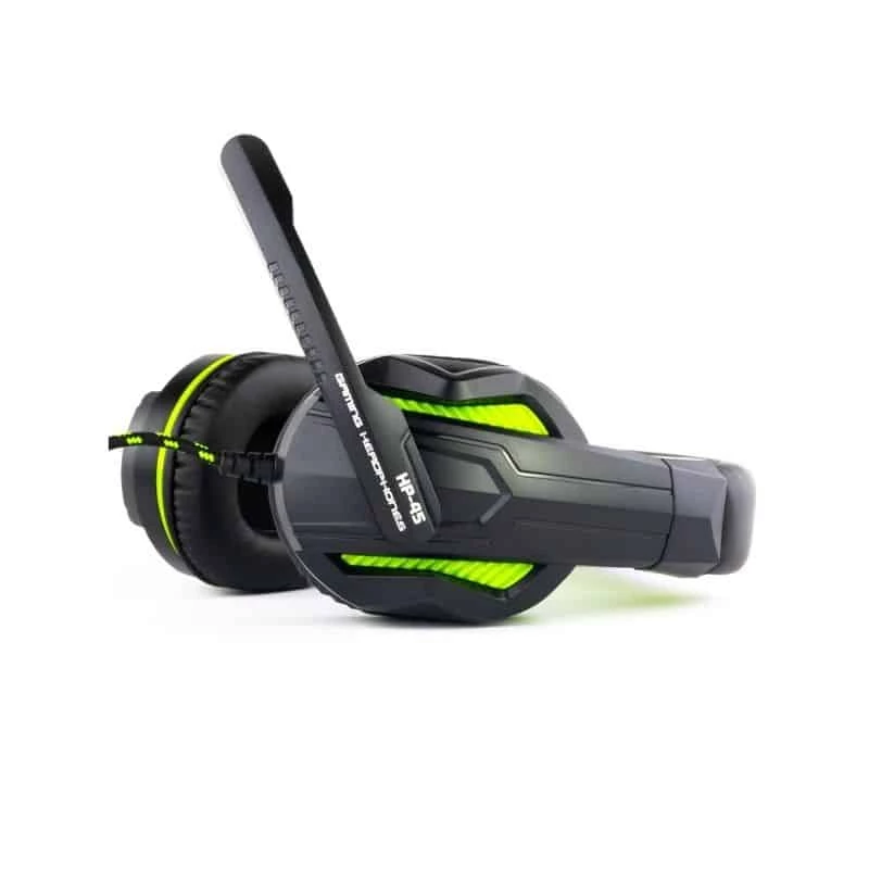Steelplay laidinis stereo ausinių rinkinys HP-45 – juoda/žalia (Xbox), žaidimams, 20–20000 Hz, 274 g