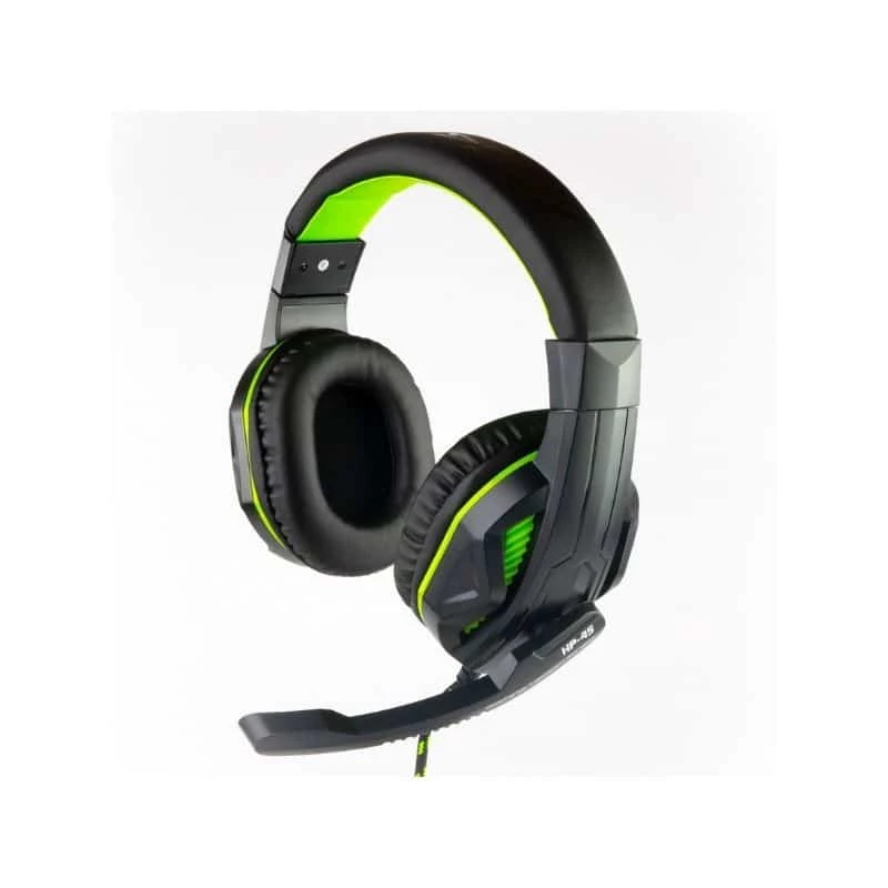 Steelplay laidinis stereo ausinių rinkinys HP-45 – juoda/žalia (Xbox), žaidimams, 20–20000 Hz, 274 g