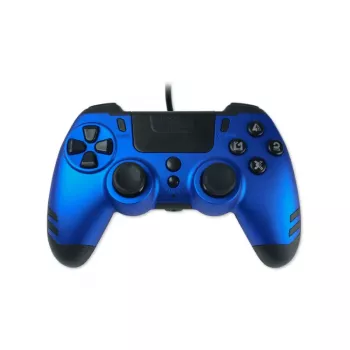 Lexip Metaltech – Laidinis valdiklis – Safyro mėlyna (Multi), žaidimų pultas, PC, PlayStation 4, D-pad, Pagrindinis mygtukas, Parinkčių mygtukas, Dalijimosi mygtukas, Analoginis / Skaitmeninis, Įvairiaspalvis, Laidinis