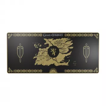 Pelėdų kilimėlis Lexip HBO Game of Thrones – Lannister Edition, juodas/geltonas