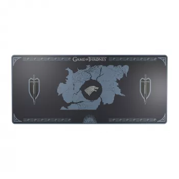 Pelėdų kilimėlis Lexip HBO Game of Thrones – Stark Edition, juoda, mėlyna, balta