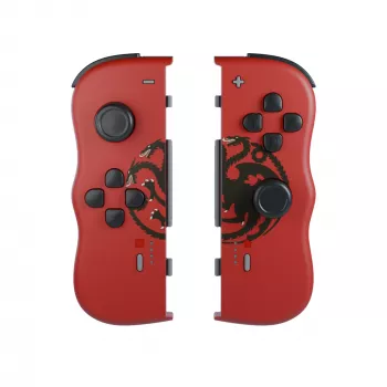Lexip HBO Game of Thrones Targaryen juodas, raudonas Bluetooth žaidimų pultas Nintendo Switch, Nintendo Switch OLED