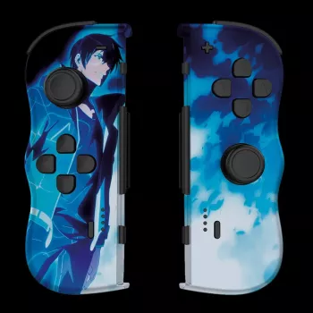 Lexip X CRUNCHYROLL - SUNG JIN-WOO TWIN PADS WL, žaidimų pultas, Nintendo Switch 2, belaidis, mėlynas/baltas