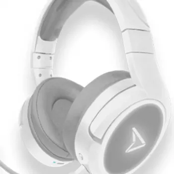 Steelplay Bluetooth ausinės Impulse White (Multi), laidinės ir belaidės, žaidimams, 20–20000 Hz, 305 g, šviesiai pilkos, baltos