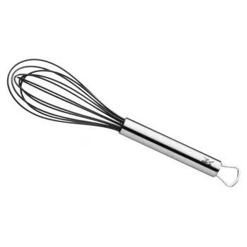 WMF Balioninis plaktuvas 25 cm Profi Plus, juodas, nerūdijantis plienas, silikonas, 250 mm