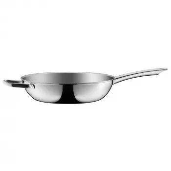 WMF 1756486411 keptuvė 28 cm, juoda, nerūdijantis plienas, aliuminis