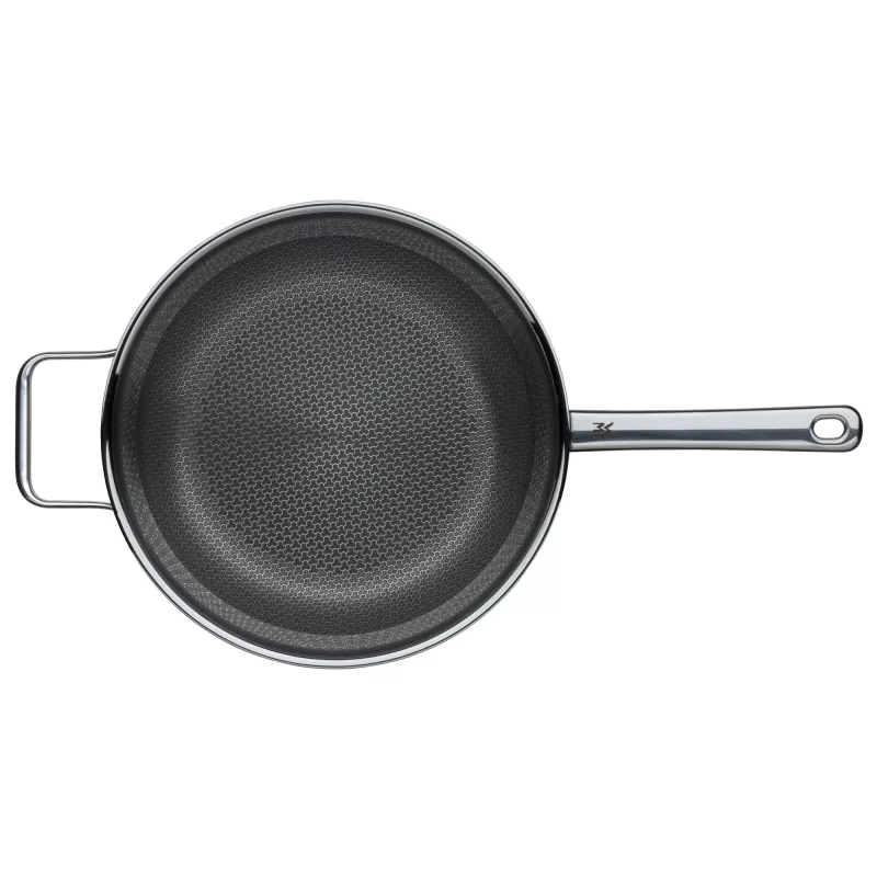 WMF 1756486411 keptuvė 28 cm, juoda, nerūdijantis plienas, aliuminis