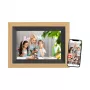 Braun DigiFrame 10B skaitmeninis nuotraukų rėmelis juodas, medinis 25,6 cm (10,1 colio) jutiklinis ekranas Wi-Fi