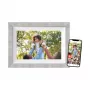 Braun DigiFrame 10W skaitmeninis nuotraukų rėmelis 25,6 cm (10,1 colio) jutiklinis ekranas Wi-Fi pilka/balta