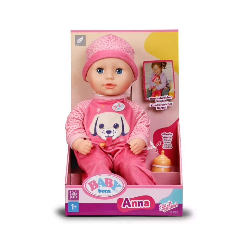 Lėlė BABY born Anna Pink 36 cm
