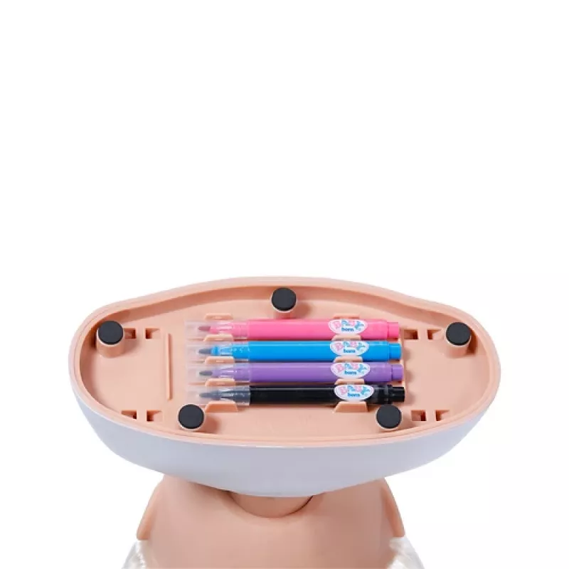 BABY born Styling Head Paint Artist – makiažo ir šukuosenų galva lėlei