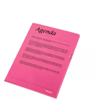 Esselte aplankas 105my A4 dėžutė po 100 vnt., A4, polipropilenas (PP), raudonas, portretinis, 220 mm, 1 mm