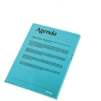 Esselte aplankas 105my A4 dėžutė po 100, A4, polipropilenas (PP), mėlyna, vertikalus, 220 mm, 1 mm