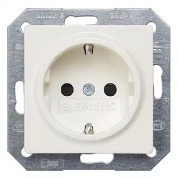 Siemens 5UB1518 kištukinis lizdas F tipas Baltas