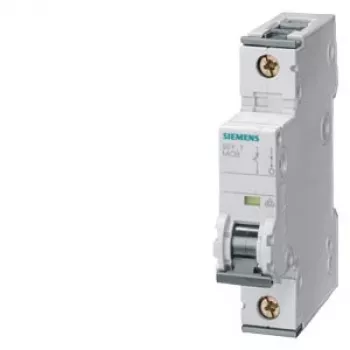 Siemens 5SY4106-8 miniatiūrinis automatinis jungiklis 1 polius D 6A
