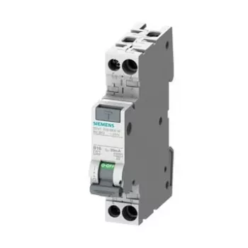 Siemens 5SV1316-7KK16 diferencialinis automatinis jungiklis (RCBO) A tipas 1P+N 16A