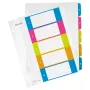 Leitz Indices Printable PP A4+ 1-5 WOW – skaitmeniniai skirtukai