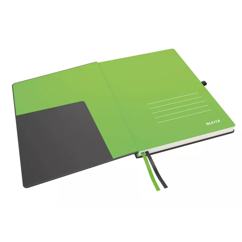 Leitz Notebook Complete A4 linijinis 96 g 80 lapų, juoda, A4, kietas viršelis