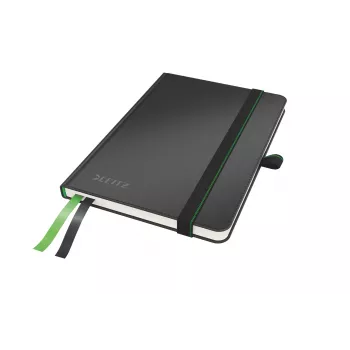 Užrašinė Leitz Notebook Complete A6 linijuota 96 g 80 lapų, juoda, kietas viršelis