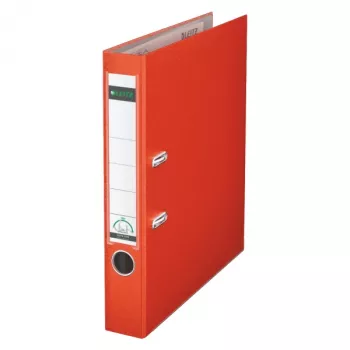 Leitz 180° Lever Arch failas plastikinis 50 mm A4 raudonas