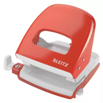 Leitz 5008 NeXXt 2 skylių perforatorius, 30 lapų, raudonas
