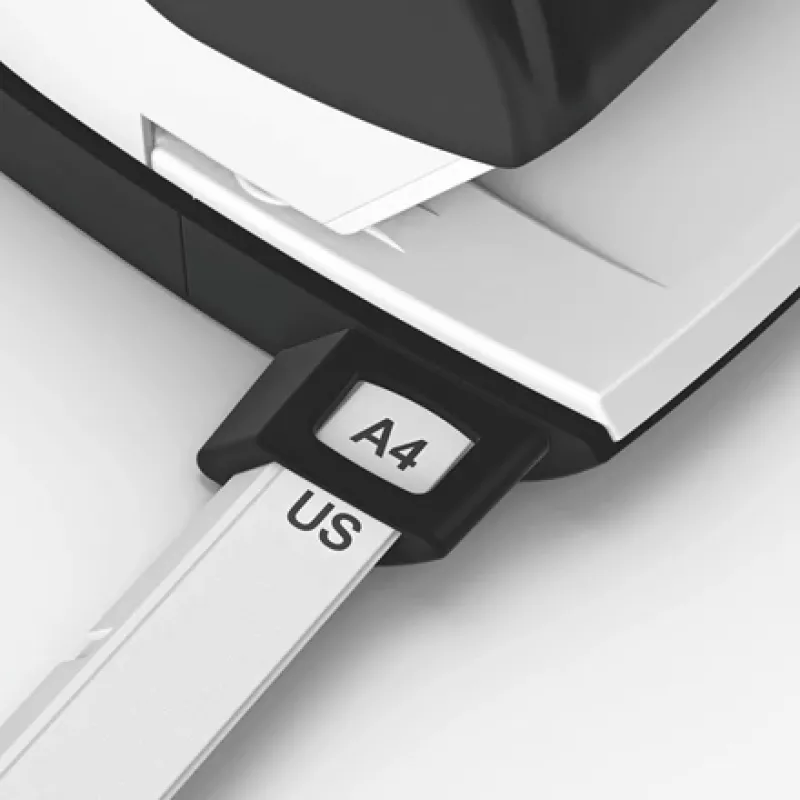 Leitz NeXXt Hole Punch WOW Mini 2 skylių / 10 lapų, balta, juoda, plastikas