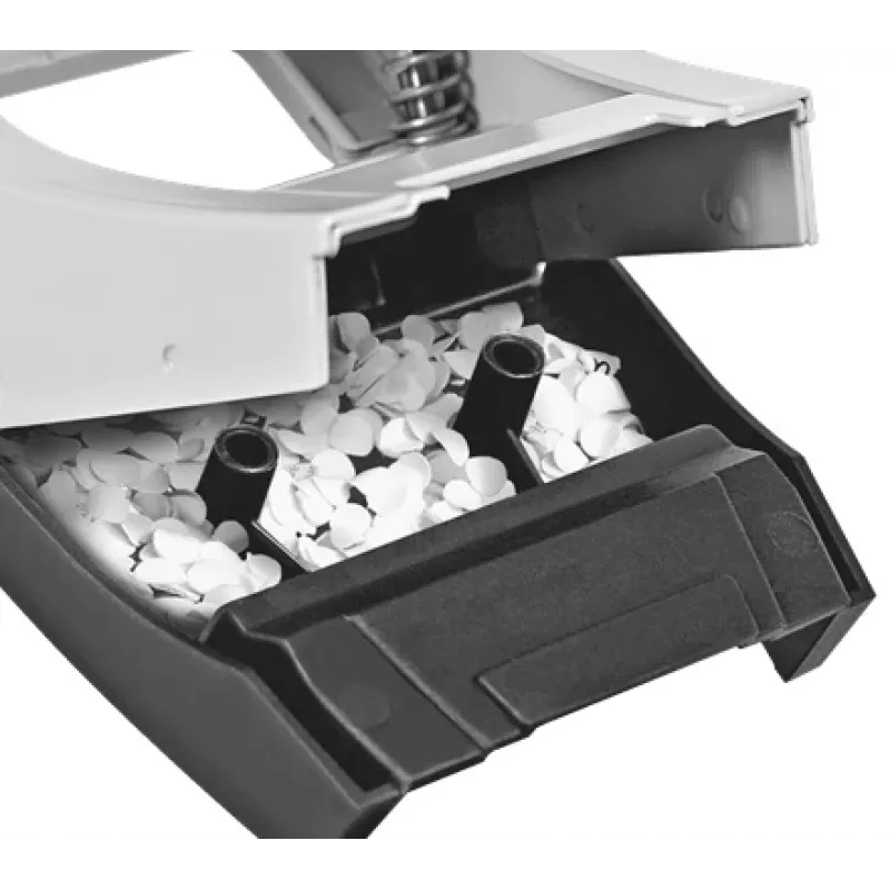 Leitz NeXXt Hole Punch WOW Mini 2 skylių / 10 lapų, balta, juoda, plastikas