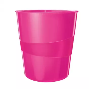 Leitz WOW šiukšliadėžė 15L, 29 cm, blizgi