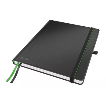 Leitz Notebook Complete iPad dydžio linijuotas 96 g 80 lapų, juodas, kietas viršelis