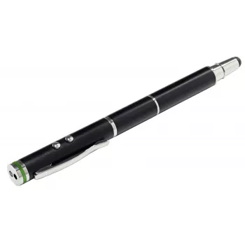 Leitz Stylus rašiklis 4 viename Complete jutikliniams ekranams, universalus, bet kurios markės, juodas, iPad, žalvaris, silikonas, LR41