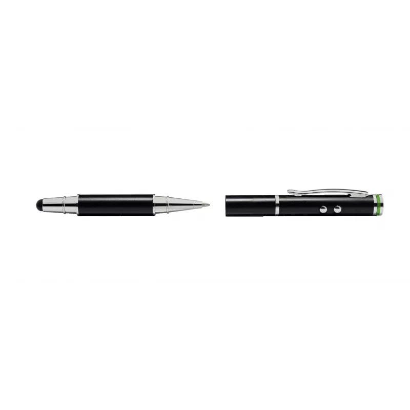 Leitz Stylus rašiklis 4 viename Complete jutikliniams ekranams, universalus, bet kurios markės, juodas, iPad, žalvaris, silikonas, LR41