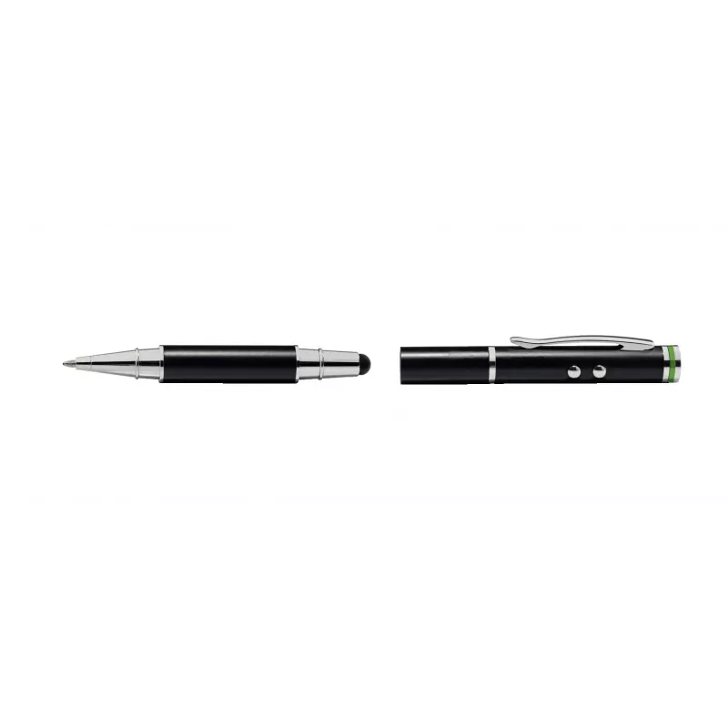 Leitz Stylus rašiklis 4 viename Complete jutikliniams ekranams, universalus, bet kurios markės, juodas, iPad, žalvaris, silikonas, LR41
