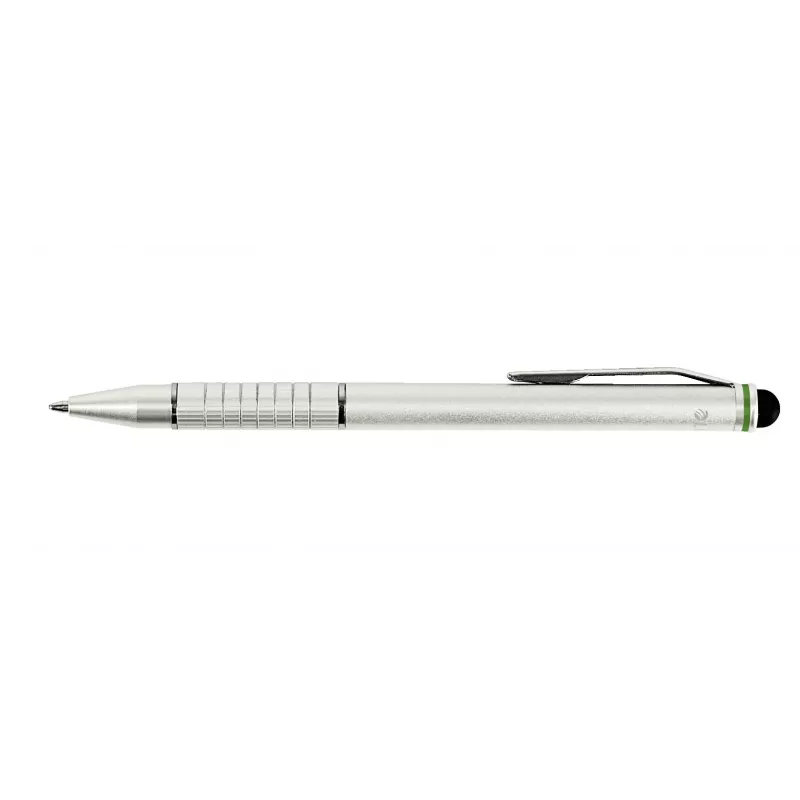 Leitz Stylus 2 in 1 Complete – rašiklis ir pieštukėlis jutikliniams ekranams, universalus, sidabrinis, aliuminis, 10 g