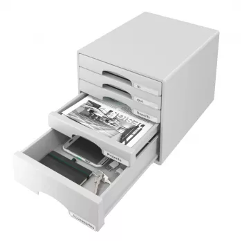 Leitz Drawer cabinet Plus 5 stalčių spintelė, pilka